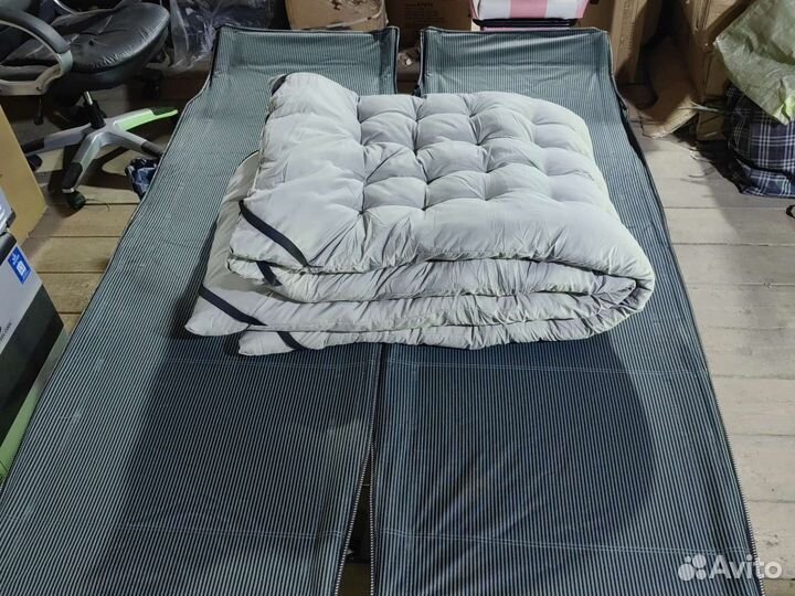 Раскладушка с матрасом новая