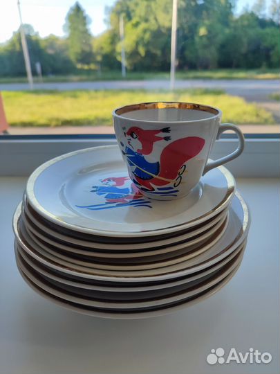 Фарфоровая посуда ссср(детская)