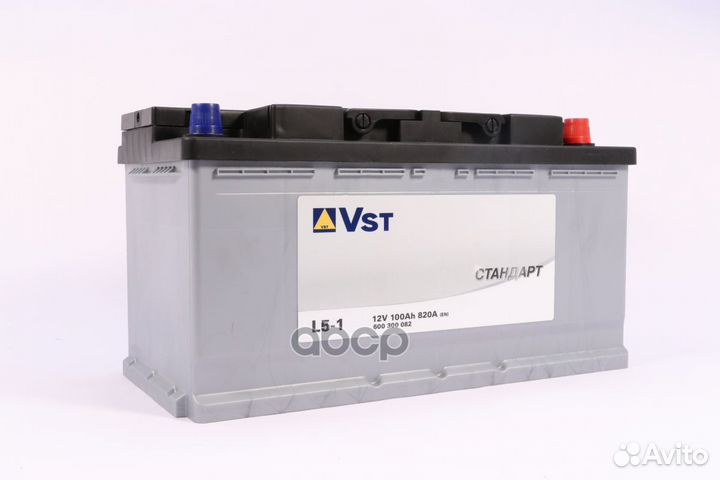 Аккумуляторная батарея 6ст-100 100Ah 820A +спр