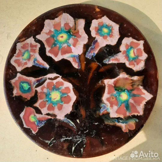 Тарелка декоративная, керамика