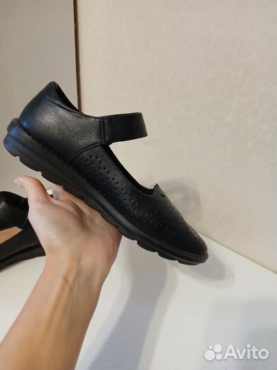 Новые кожаные туфли Zenden 36
