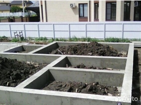Отмостки фундаменты площадки