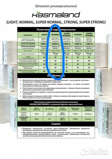 Шпагат сеновязальный Kasmaland