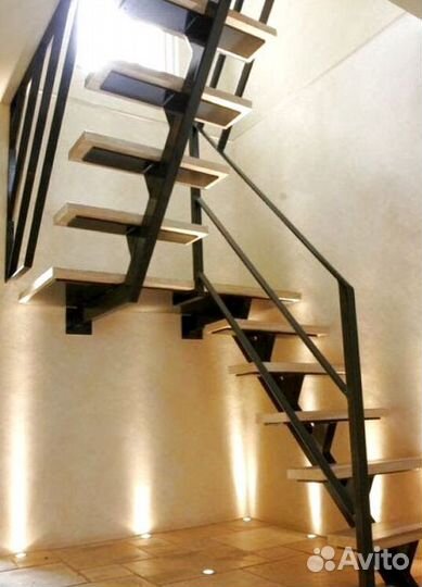 Металлические лесницы и перила дизайн 5865