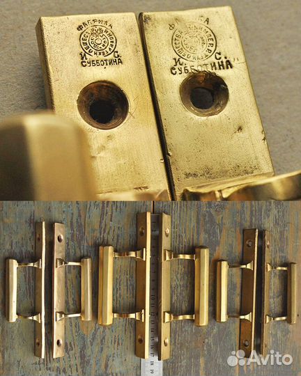 Старинные оконные ручки и шпингалеты