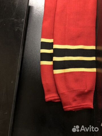 Гамаши хоккейные красные