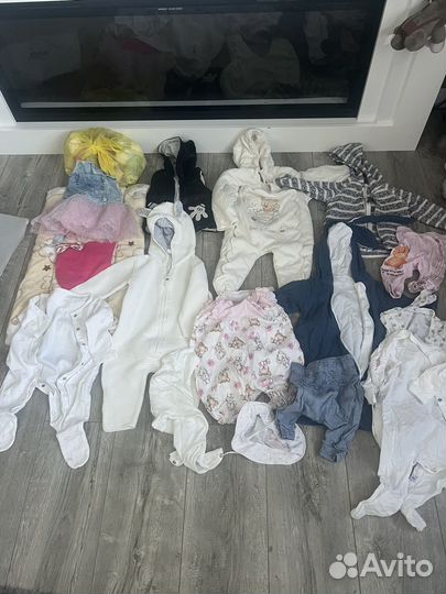 Детские вещи пакетом на девочку 62 68
