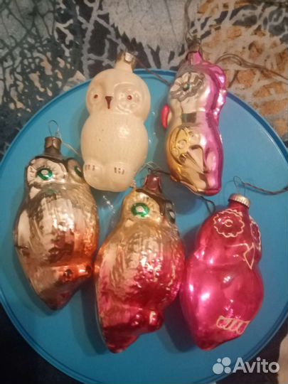Елочные игрушки СССР