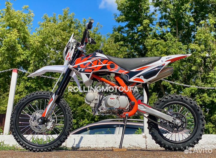 Питбайк kayo basic tt125ea (полуавтомат)