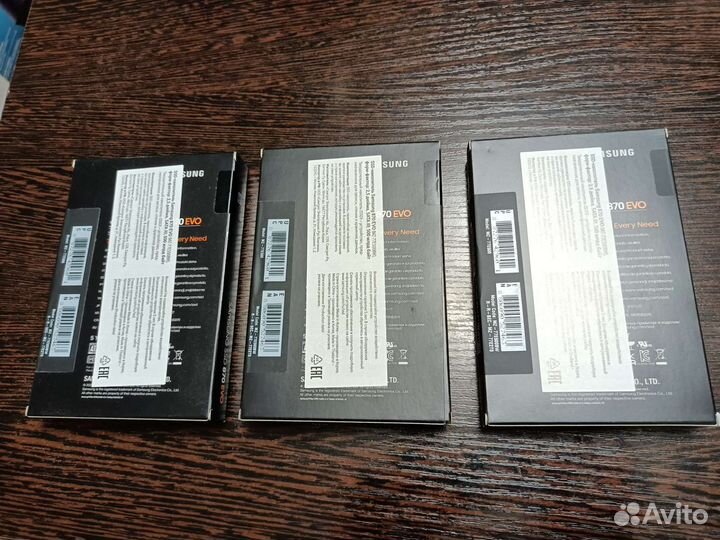 SSD новые Samsung 870evo 500gb