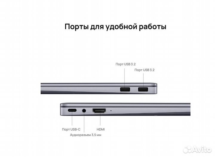 Ноутбук Huawei klvf-X 12-ядерный 2K Сенсорный