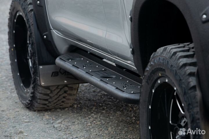 Пороги силовые BMS alfa для Toyota Prado 150 09-21