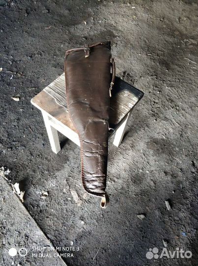 Кожаный чехол для охотничьего ружья
