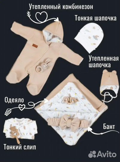 Комплект на выписку весна/лето