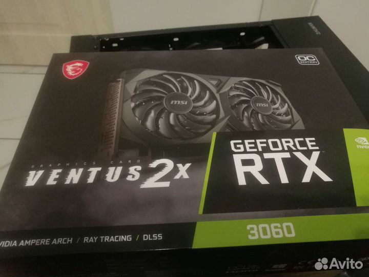 Коробка от rtx3060 12gb msi ventus oc