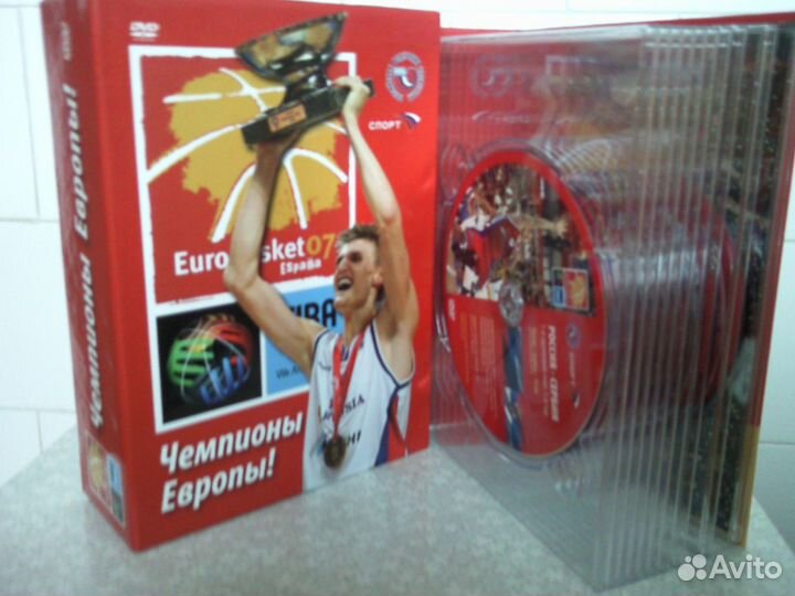 DVD диски по баскетб. Мужск. сборн на чемп. Европы