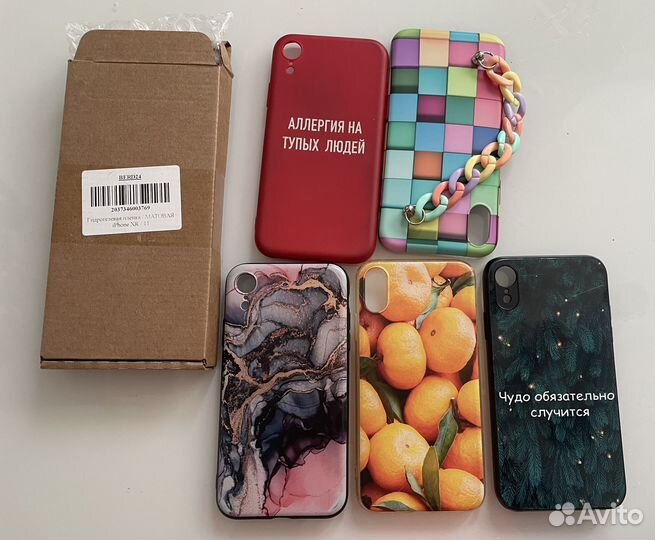 Чехлы и гидрогелевая пленка на iPhone xr