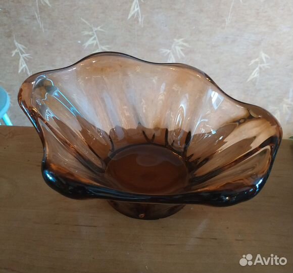 Вазы цветное стекло Богемия Чехия, СССР