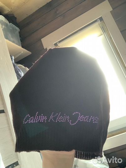 Calvin klein комплект шапка шарф