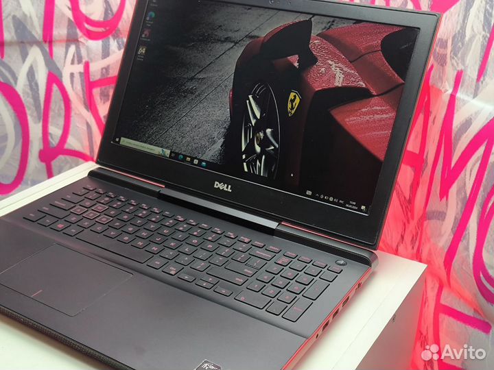Игровой ноутбук Dell : Core i7 / GTX 1050ti / 16gb