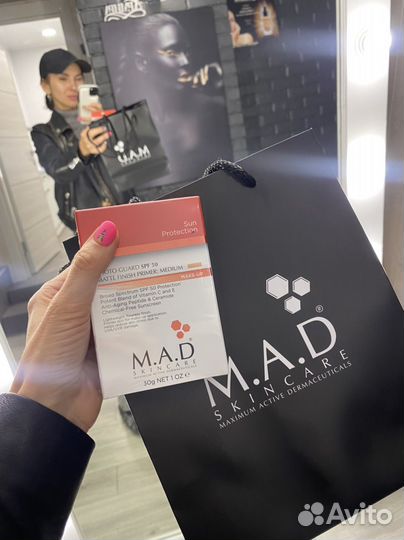Матирующий крем-праймер с защитой SPF 50 MAD мэд