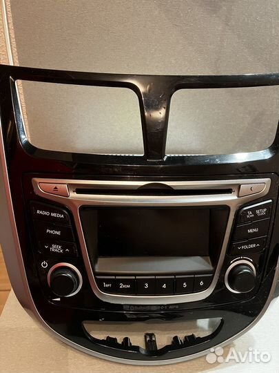 Штатная магнитола hyundai solaris 2015