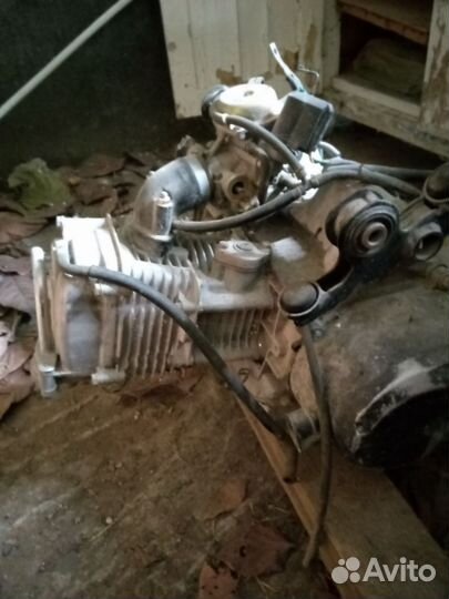 Двигатель на скутер кимко125куб