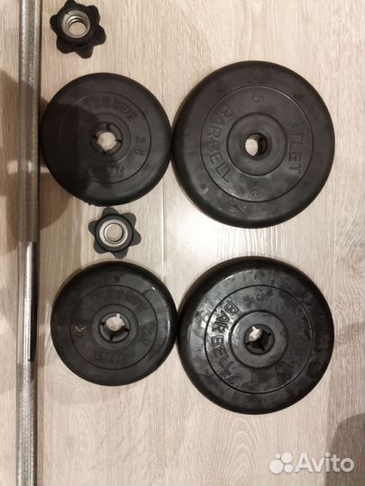 Штанга гриф блины бу