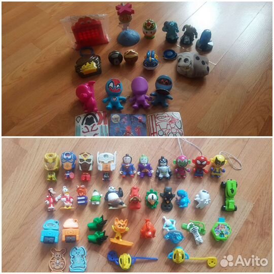 Игрушки из киндера, Макдональдса