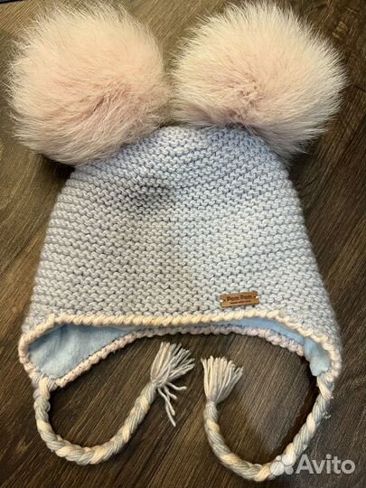 Шапка зимняя для девочки 54 56