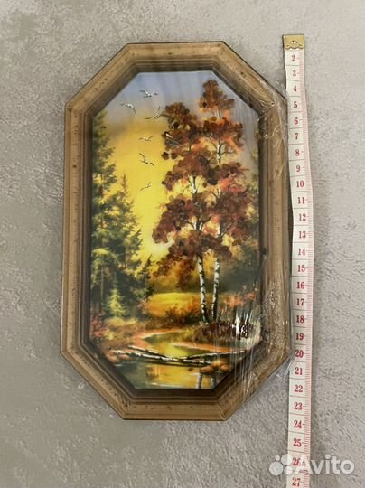 Картина из янтаря новая