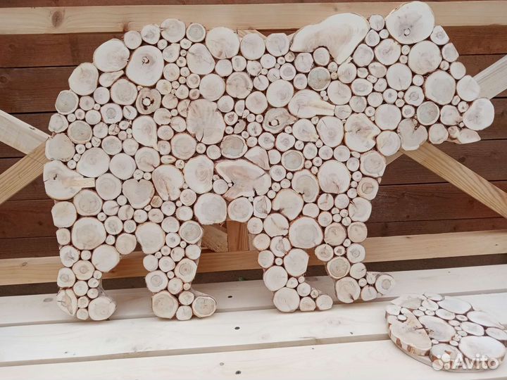 Медведь из можжевельника