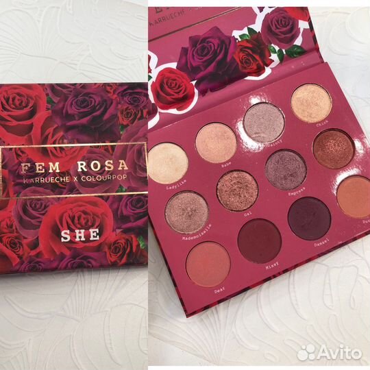 Палетка теней too faced colorpop venus