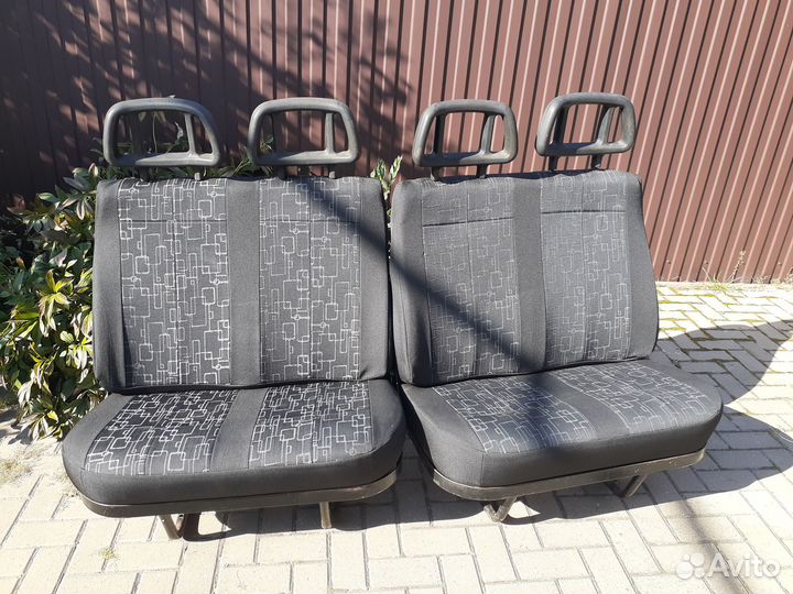 Сиденья и углы обшивки кабины на Газель