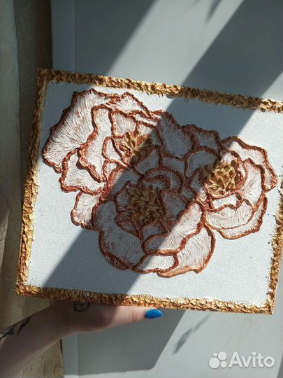 Картина из гипса