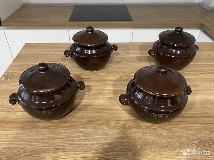 Горшок для запекания, с ручками