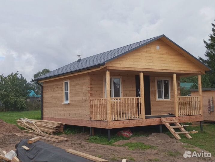 Строительство домов из бруса под ключ по договору