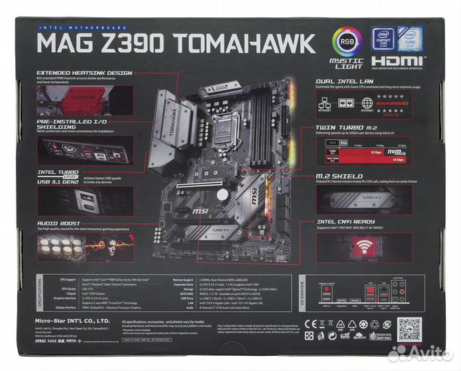 Msi mag Z390 tomahawk