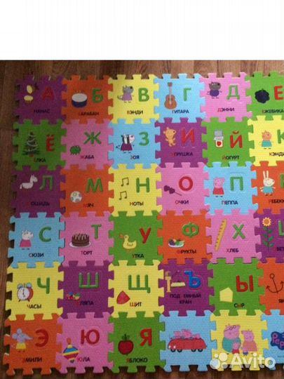 Коврик-пазл детский новый