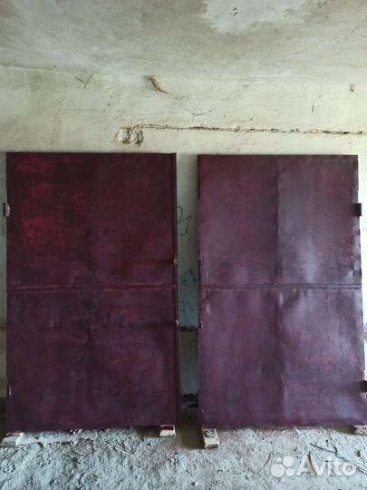 Ворота гаражные металлические бу