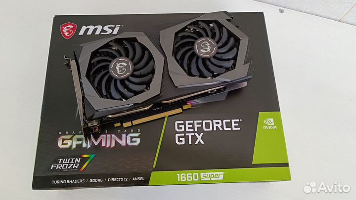 Видеокарта MSI Geforce gtx 1660 Super Gaming