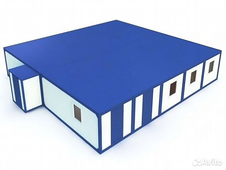 Модульное здание «Столовая на 40-45 посадочных мес