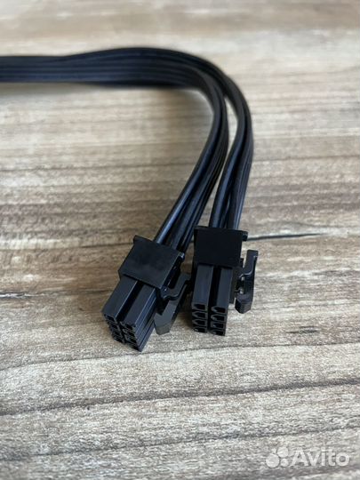 Адаптер питания видеокарт 8 pin PCI-E на 2x8(6+2)