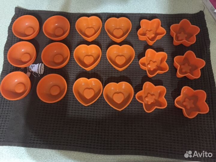 Силиконовые формы для выпечки 18 шт