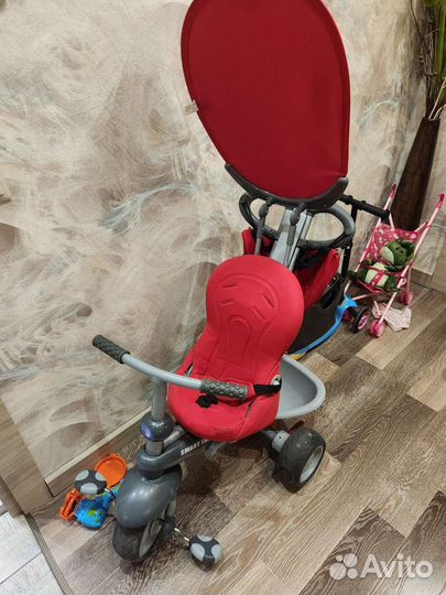 Велосипед с родительской ручкой