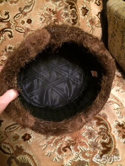 Шапка меховая из нутрии