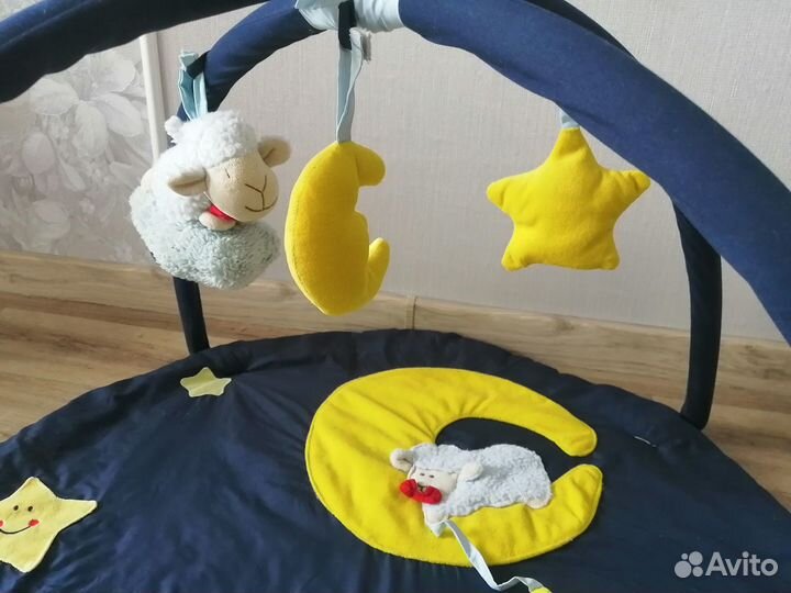 Развивающий коврик + подвесная игрушка