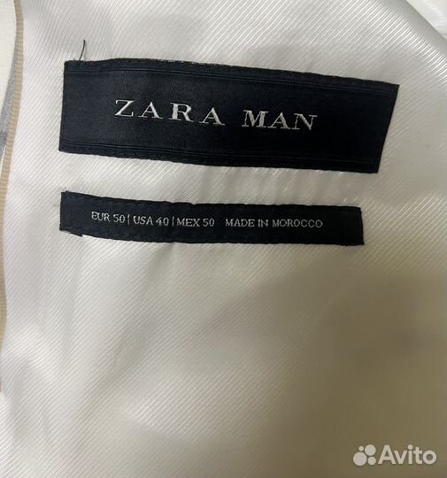 Мужской костюм zara