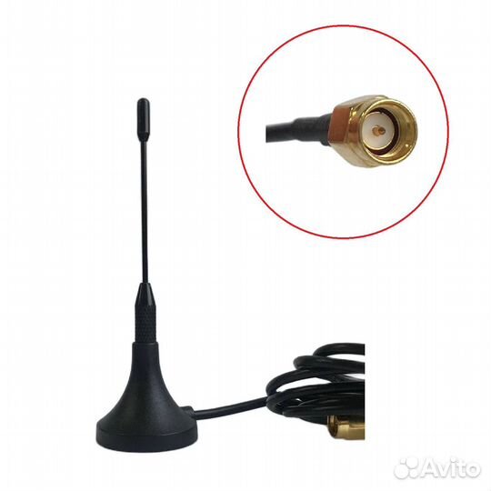 1 шт Антенна на шкаф магнитная ANT GSM-M4-3м-3дБи