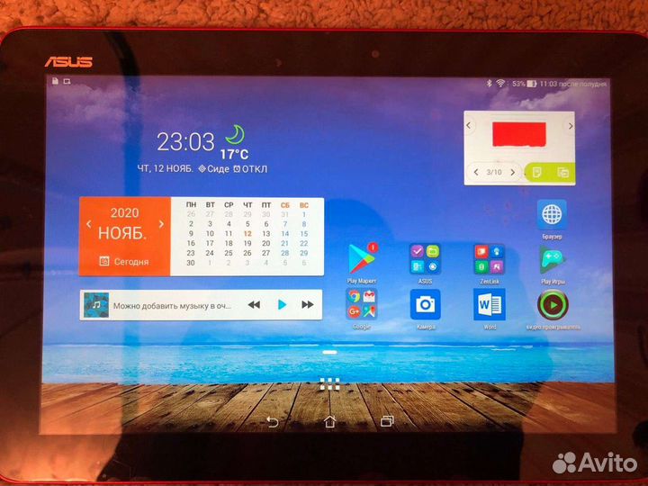 Планшет Asus Memo Pad K01E(ME103K)